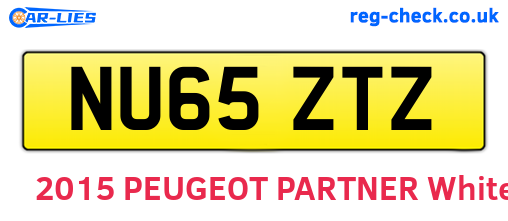 NU65ZTZ are the vehicle registration plates.