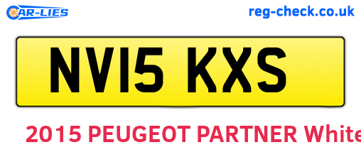 NV15KXS are the vehicle registration plates.