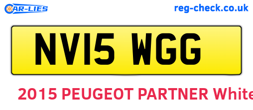 NV15WGG are the vehicle registration plates.