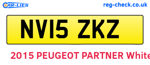 NV15ZKZ are the vehicle registration plates.