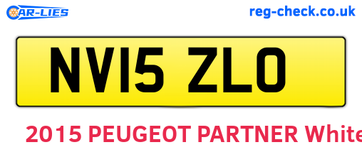 NV15ZLO are the vehicle registration plates.