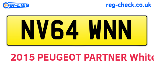 NV64WNN are the vehicle registration plates.