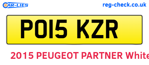 PO15KZR are the vehicle registration plates.