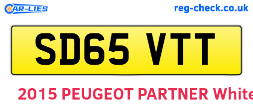 SD65VTT are the vehicle registration plates.