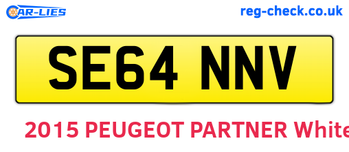 SE64NNV are the vehicle registration plates.