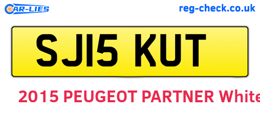 SJ15KUT are the vehicle registration plates.