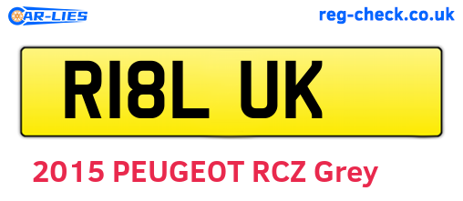 R18LUK are the vehicle registration plates.