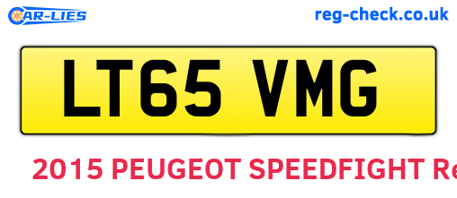 LT65VMG are the vehicle registration plates.
