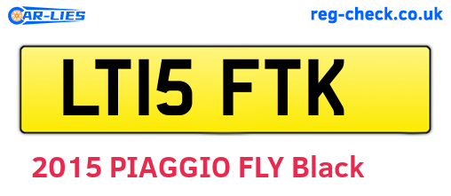 LT15FTK are the vehicle registration plates.