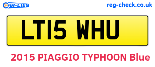 LT15WHU are the vehicle registration plates.