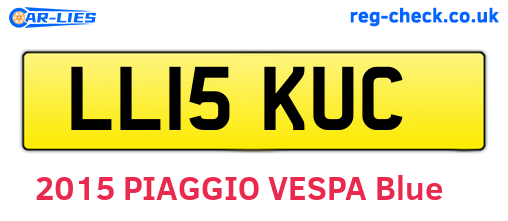 LL15KUC are the vehicle registration plates.