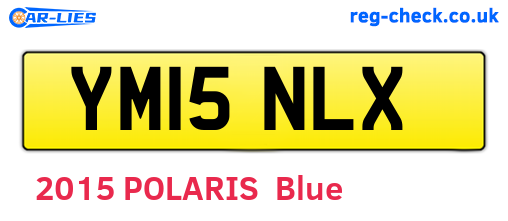 YM15NLX are the vehicle registration plates.