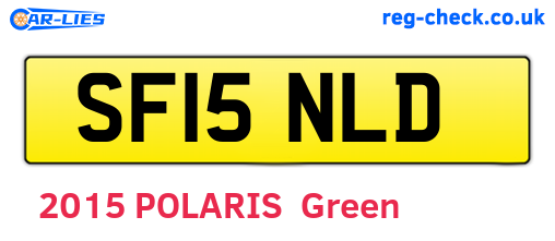 SF15NLD are the vehicle registration plates.