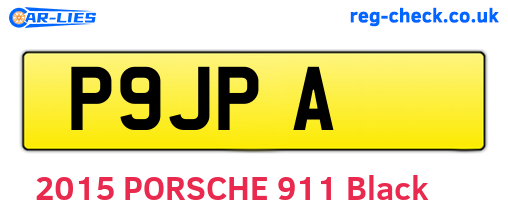 P9JPA are the vehicle registration plates.