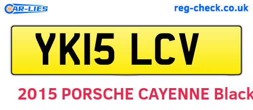 YK15LCV are the vehicle registration plates.