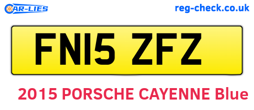 FN15ZFZ are the vehicle registration plates.