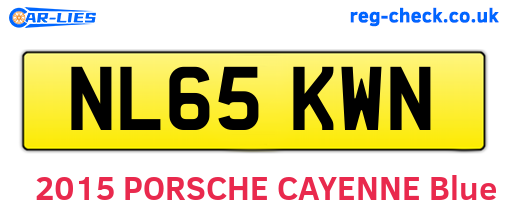 NL65KWN are the vehicle registration plates.