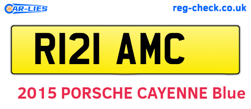R121AMC are the vehicle registration plates.