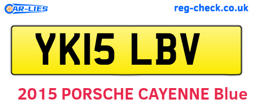 YK15LBV are the vehicle registration plates.