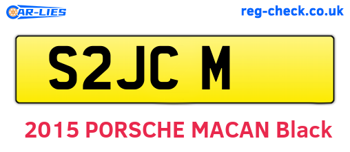S2JCM are the vehicle registration plates.