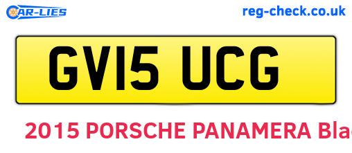 GV15UCG are the vehicle registration plates.