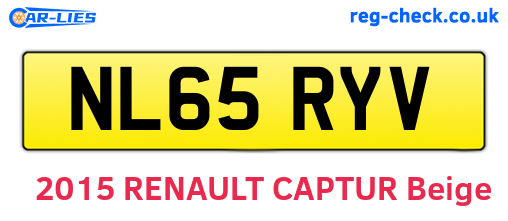 NL65RYV are the vehicle registration plates.