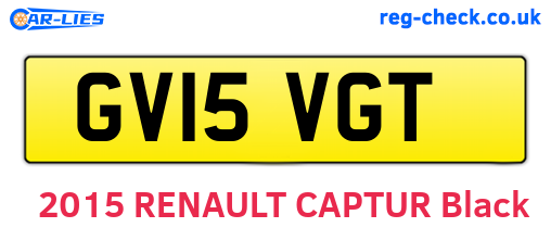 GV15VGT are the vehicle registration plates.