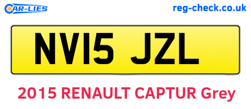 NV15JZL are the vehicle registration plates.