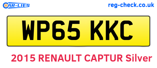 WP65KKC are the vehicle registration plates.