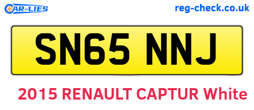 SN65NNJ are the vehicle registration plates.