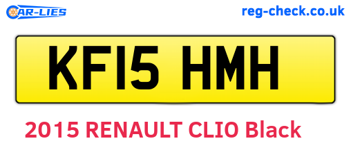 KF15HMH are the vehicle registration plates.