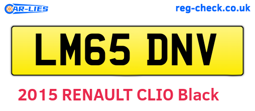 LM65DNV are the vehicle registration plates.