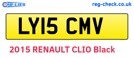 LY15CMV are the vehicle registration plates.