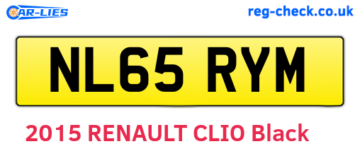 NL65RYM are the vehicle registration plates.