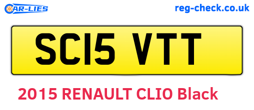 SC15VTT are the vehicle registration plates.