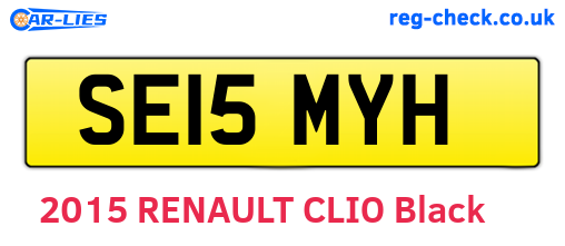 SE15MYH are the vehicle registration plates.