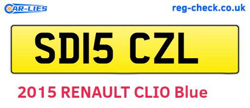 SD15CZL are the vehicle registration plates.