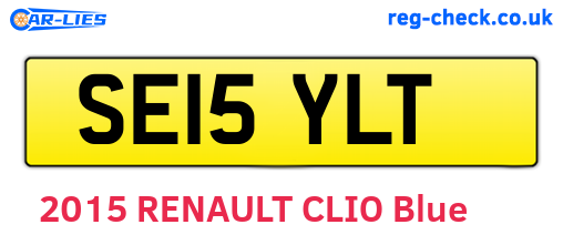 SE15YLT are the vehicle registration plates.