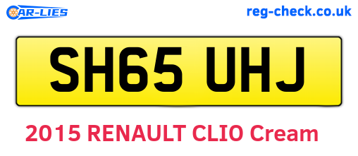 SH65UHJ are the vehicle registration plates.
