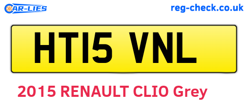 HT15VNL are the vehicle registration plates.