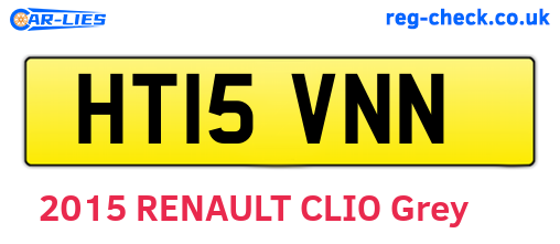 HT15VNN are the vehicle registration plates.