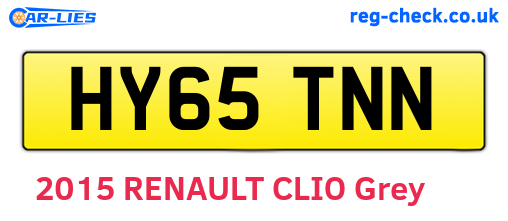HY65TNN are the vehicle registration plates.