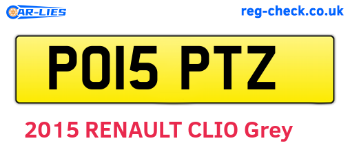 PO15PTZ are the vehicle registration plates.