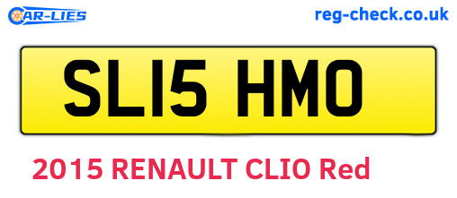 SL15HMO are the vehicle registration plates.