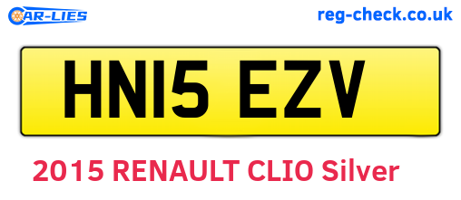 HN15EZV are the vehicle registration plates.