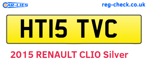 HT15TVC are the vehicle registration plates.