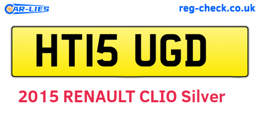 HT15UGD are the vehicle registration plates.