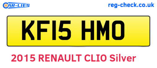 KF15HMO are the vehicle registration plates.