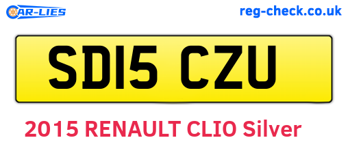 SD15CZU are the vehicle registration plates.