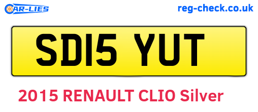SD15YUT are the vehicle registration plates.